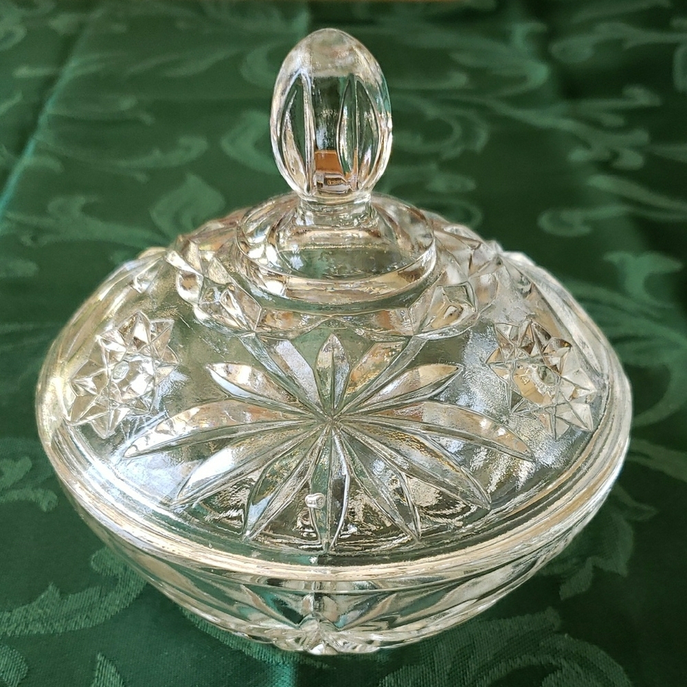 Crystal Clear Glass Art Bowl
